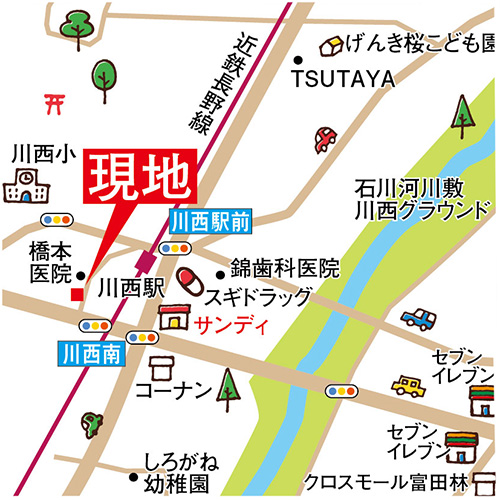 zスマートハウス甲田4丁目Ⅱアクセスマップ